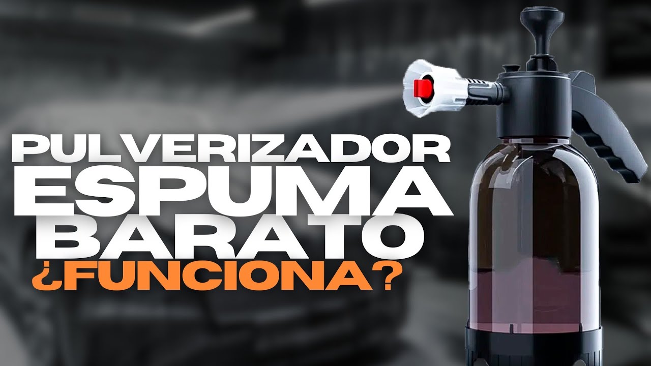 Cómo es el PULVERIZADOR de ESPUMA más BARATO ¿Vale la pena?