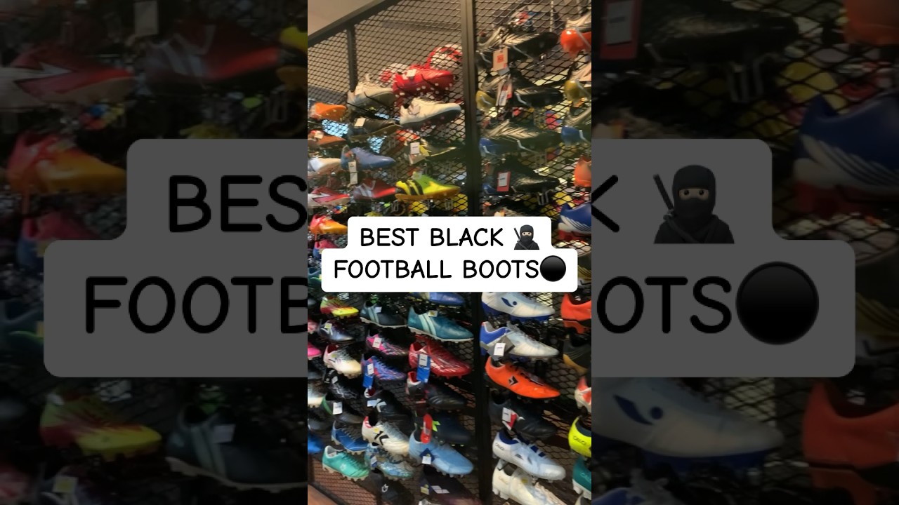 Best Black Football Boots