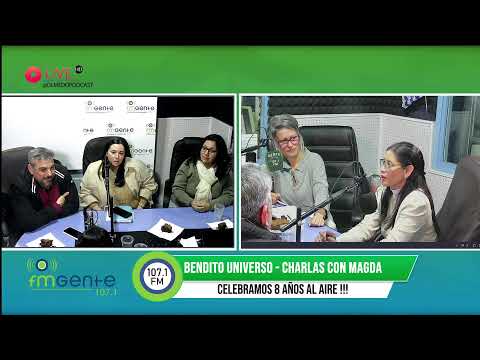 Bendito Universo - Charlas con Magda Domingos 21 hs FM Gente 8 Años en el aire!!