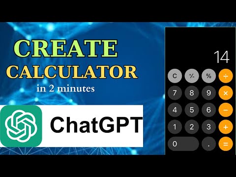Build A Calculator Using ChatGPT in 2 Minutes ||