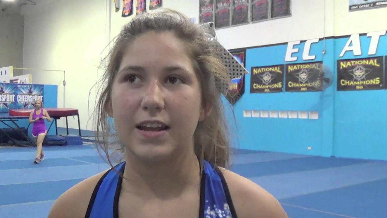 EC Athletics Cheerleaders Ashley, Brooke, and Kirsten