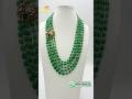 Wedding Season Special African Strawberry Beads Necklace | Silver Pendant Royal 5-Line Design
