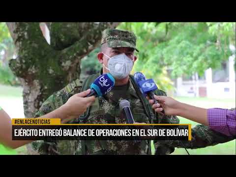 Ejército entregó balance de operativos en el Sur de Bolívar