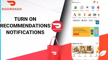How To Turn On Recommendations Notifications On DoorDash-Food Delivery (Original) App