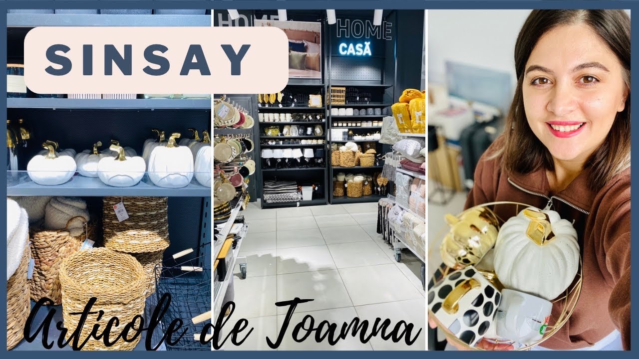 SINSAY HOME - DECORATIUNI DE TOAMNA + PUMPKINS 🧡 COLECTIA NOUA| Rebeca Lupu