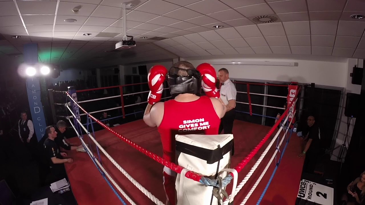 Ultra White Collar Boxing Cardiff Simon Comfort VS Lloyd Capper