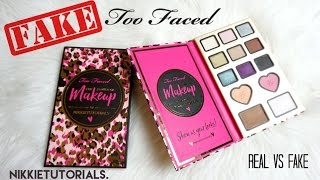 Full REAL vs FAKE: Too Faced X Nikkie Tutorials The Power Of Makeup (How To Spot) News