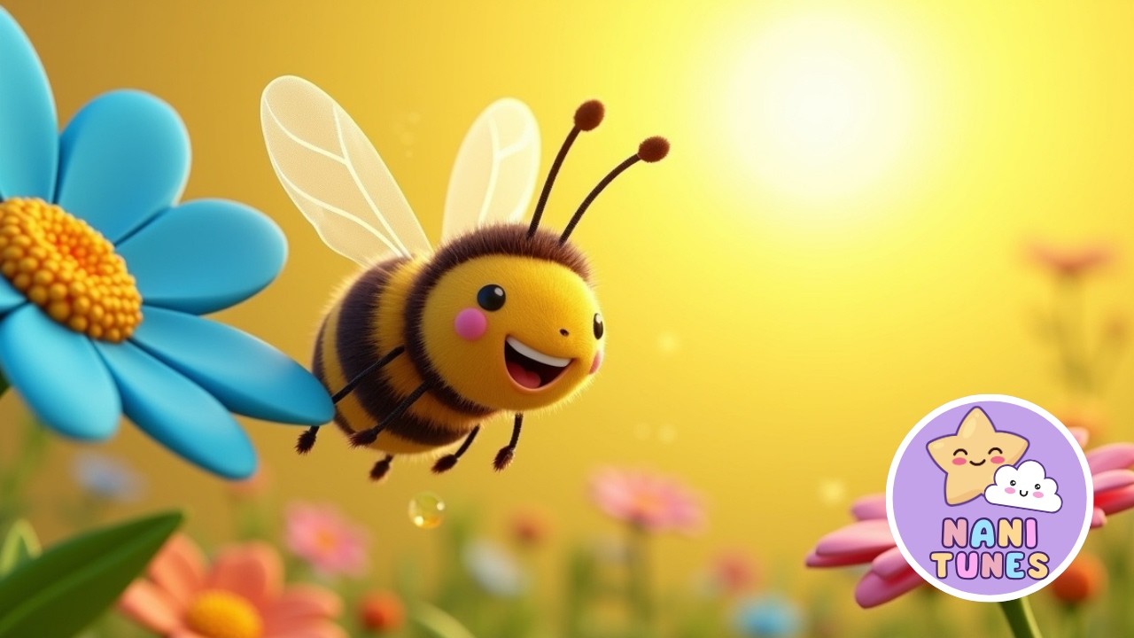 🌼🐝 Abelhinha Zumbidora | Música Infantil para Aprender Brincando 🎶✨