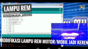Modifikasi Lampu REM Biasa Menjadi Luar Biasa pakai arduino
