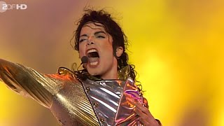 Michael Jackson - Wanna Be Startin&#39; Somethin&#39; (Live HIStory Tour In Munich) (Remastered 4K Upscale)