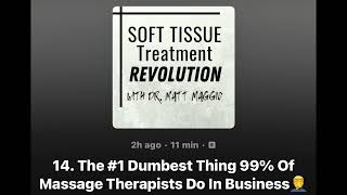 The 1 Dumbest Thing 99 Percent Of Massage Therapists Do In Business?‍♂️