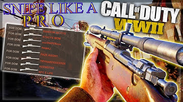 LEARN HOW TO SNIPE BETTER IN COD WW2 (INCREASE YOUR KD)