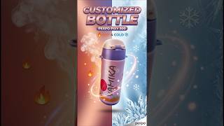 Customized Kids Bottle 😍 | Name Printed Hot &amp; Cold Bottle Review