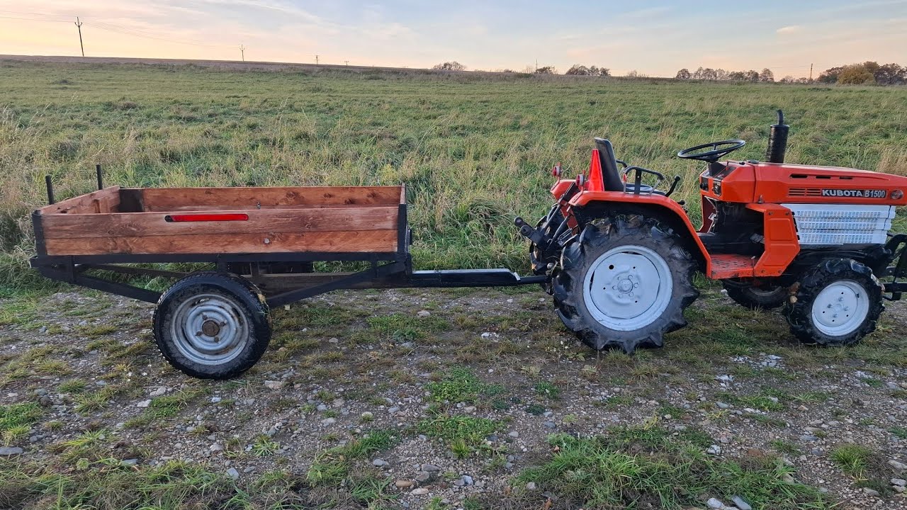 Tractor - traktůrek Kubato B1500 4x4 🚜