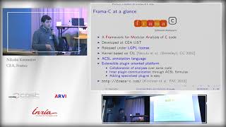 Combined static and dynamic analyses in Frama-C (Nikolai Kosmatov, CEA, France)