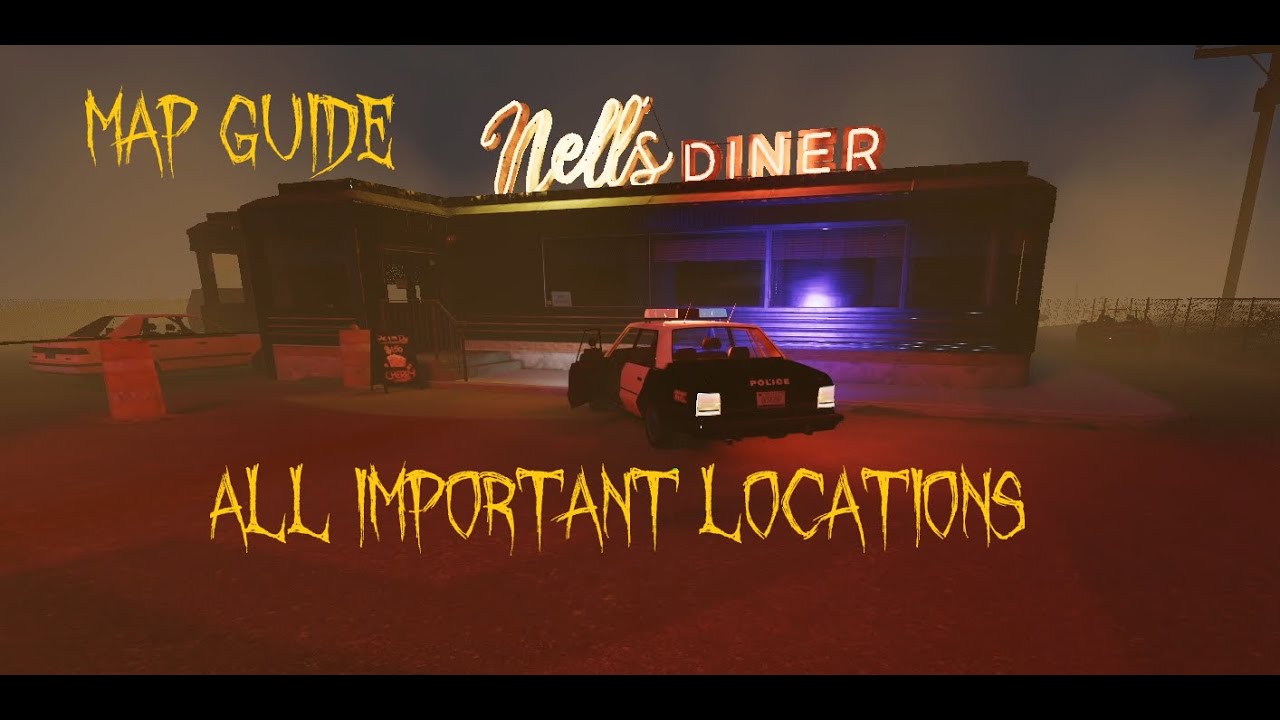 Map Guide - All Cursed Objects - All Hiding Spots - Nell's Diner ...