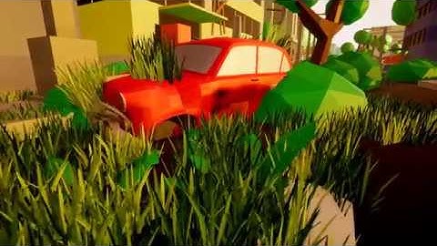 Low Poly Apocalyptic City Scene - Unreal Engine 4