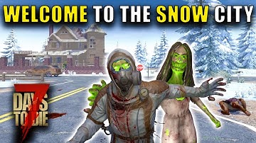 SNOW Biome Is A SCREAM | AGILITY: No Traders | 7 Days To Die Version 1.2 Gameplay