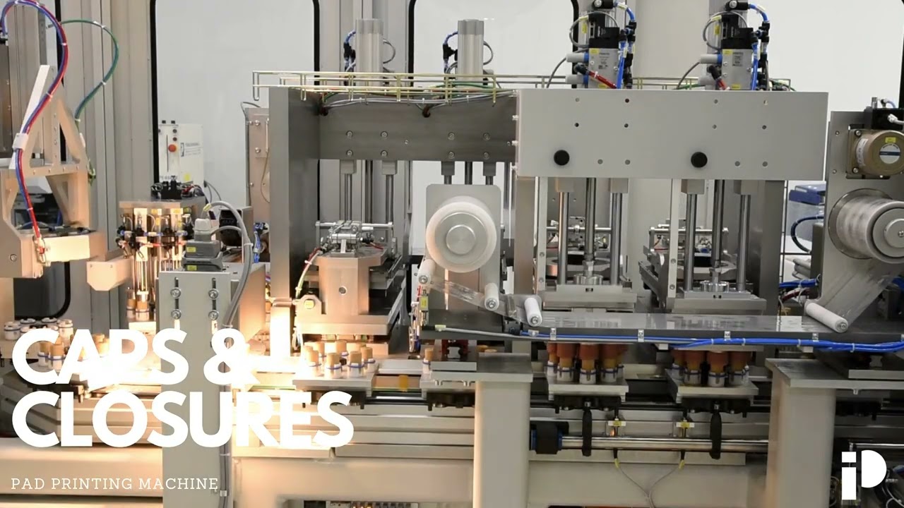 The caps and closures printing machine