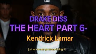 Drake dropped another diss track to Kendrick Lamar - the heart part 6.