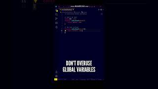 ?? Dont Overuse Global Variables in JavaScript ES6 shorts javascript programming coding js