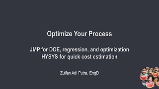 Famous Process optimization using JMP Net Worth