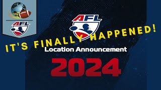 ARENA FOOTBALL LEAGUE ANNOUNCES 16 TEAM LOCATIONS FOR 2024