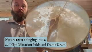 Toning Into A Pakistani Frame Drum For A Sound Bath
