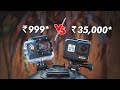 ₹999* Camera vs ₹35,000* GoPro Camera | വ്യത്യാസങ്ങൾ എന്തെല്ലാം🔥