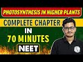 PHOTOSYNTHESIS IN HIGHER PLANTS in 70 minutes || Complete Chapter for NEET