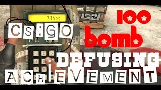 CSGO 100 Bomb Defuse Achievements IDLE Server Maps#