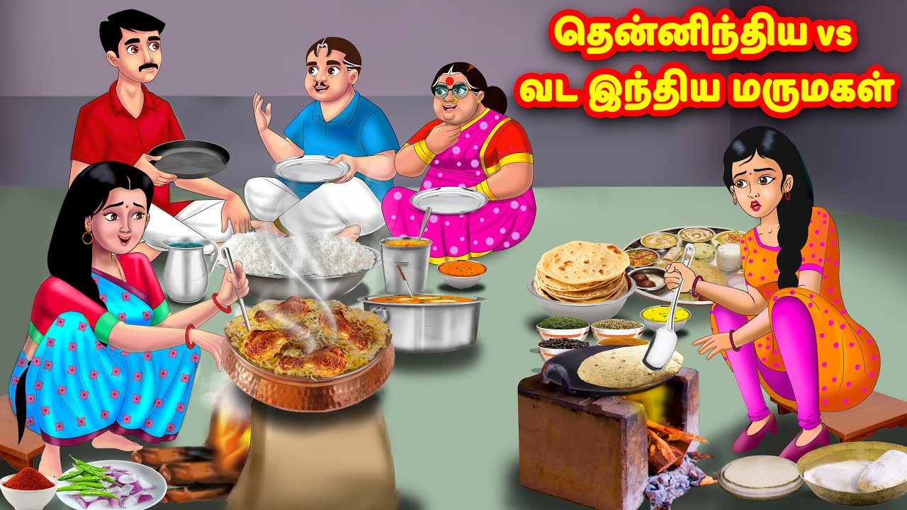 தென்னிந்திய vs வட இந்திய மருமகள் | Mamiyar vs Marumagal | Tamil Moral Stories | Tamil stories