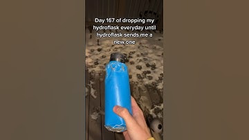 Dropping My Hydroflask Day 167 #hydroflask