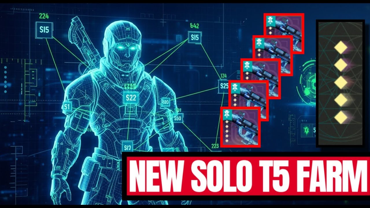 A NEW Solo Power FARM Has Arrived | FAST Levels | Optimized T5 Gear Farming Pinnacle Ops - Destiny 2
