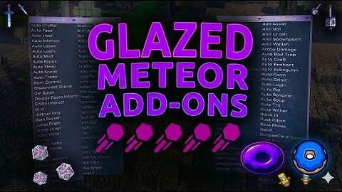 Beste gratis client 2025 voor DonutSMP – Glazed Addon + Meteor Client