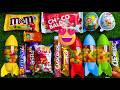 Satisfying Video ASMR Most Popular Candies Chocolate &amp; Rainbow Lollipop Unboxing Crunchy Sounds ||