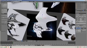 Blender Tutorial build an Spaceship Part8