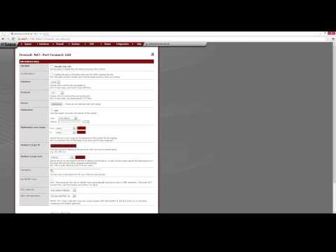 How to use PfSense to setup an Alias and Nat Connections / Port forward