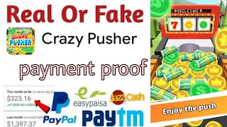 Crazy Pusher Payment Proof | Crazy Pusher Real Or Fake | Crazy Pusher Withdrawal screenshot 5