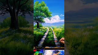 Download Lagu The real beauty of morning💯🤙 #nature #painting #masterpiece #paradise MP3