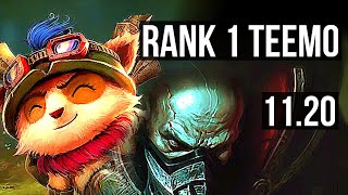 TEEMO vs URGOT (TOP) | Rank 1 Teemo, 1.5M mastery, 600+ games, 4/2/6 | EUW Grandmaster | v11.20
