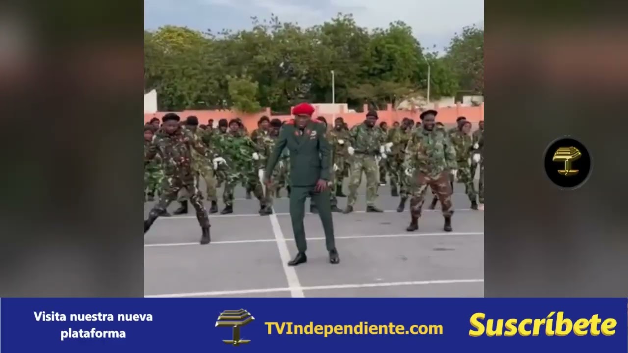 Ejército angoleño enciende las redes con su baile