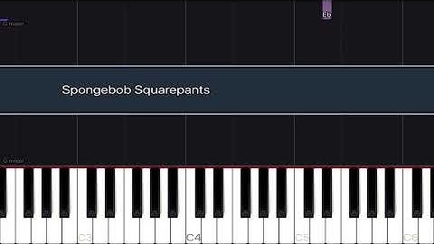 Spongebob Theme Song | EASY Piano Tutorial