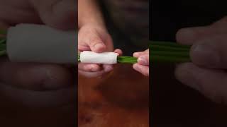 Cut Chives Perfectly With A Paper Towel