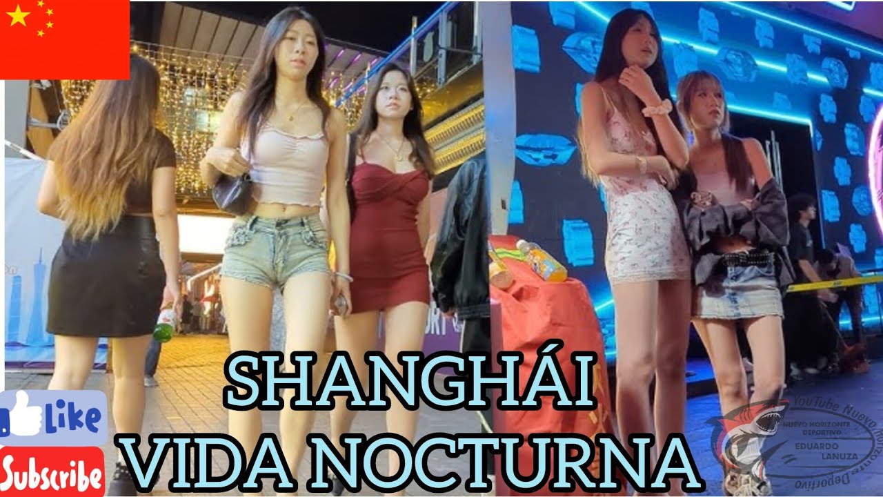 VIDA NOCTURANA EN SHANGHÁI CHINA