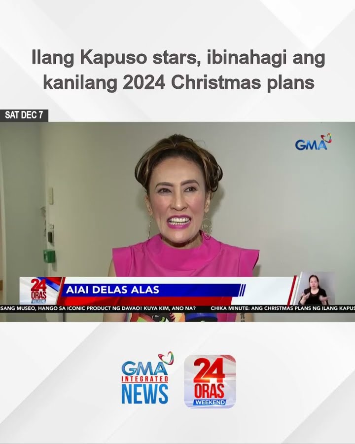 Ilang Kapuso stars, ibinahagi ang kanilang 2024 Christmas plans | 24 Oras Weekend