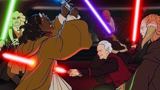 The Duel in Palpatine’s Office we Almost got #starwars