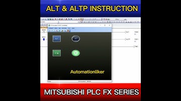 ALT & ALTP instruction mitsubishi PLC FX series Short #mitsubishi #shorts #hmi #shortvideo #plc