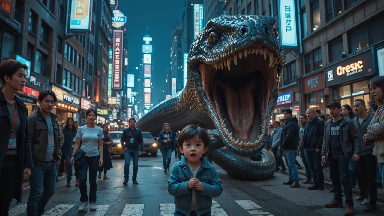 "Giant Amazon Snake Attacks American City Swallowing Child – Chaos Erupts Overnight"