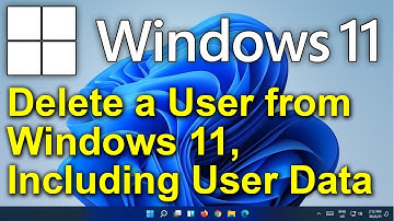 ✔️ Windows 11 - Delete a User Account from Windows 11